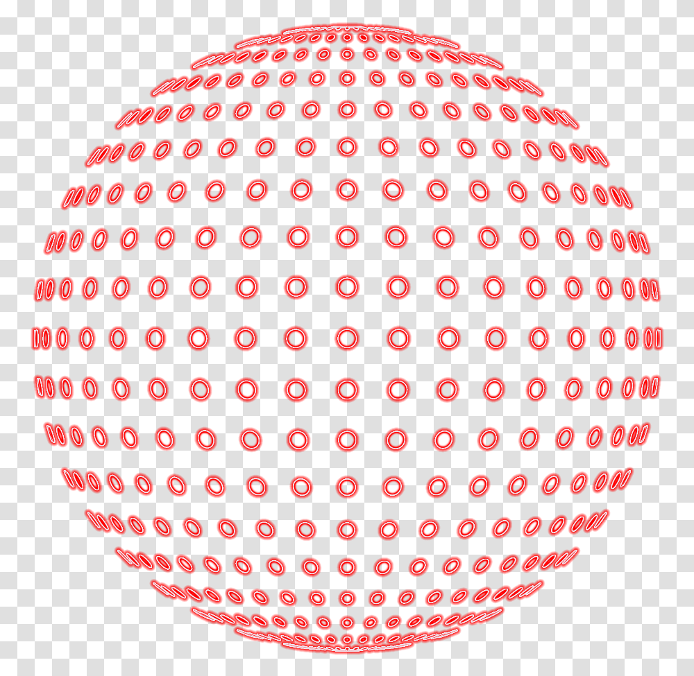 Sphere Ornament Dots Spherical Pattern Spotted Sphere Dot Pattern, Rug, Lighting Transparent Png