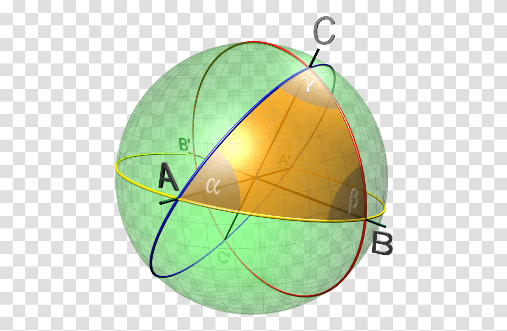 Spherical Triangle 3d Spherical Triangle, Sphere, Balloon, Astronomy, Outer Space Transparent Png