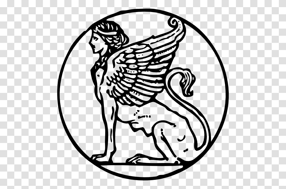 Sphinx Clip Art, Emblem, Logo, Trademark Transparent Png