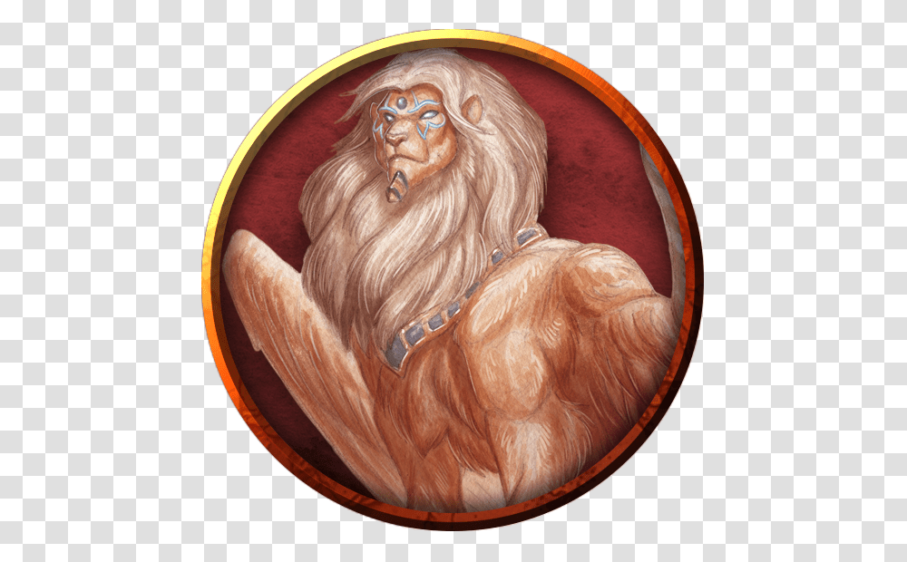 Sphinx Dnd, Painting, Wood, Animal Transparent Png