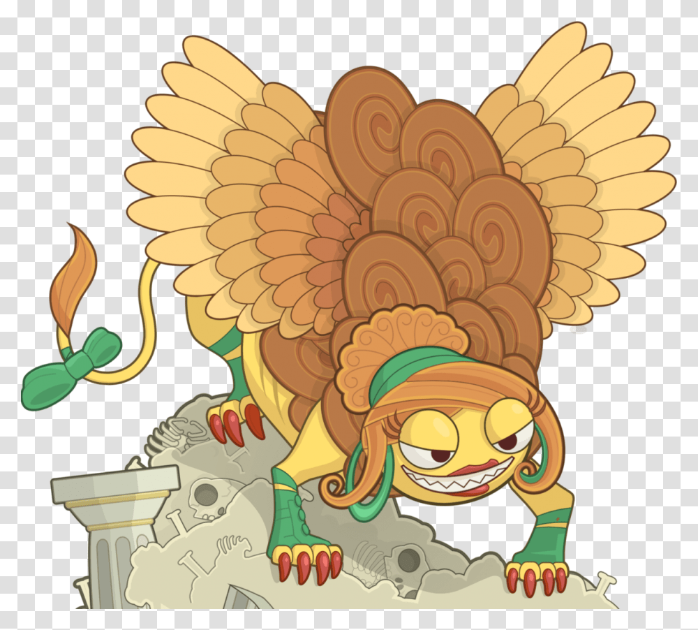 Sphinx From Poptropica, Doodle, Drawing, Outdoors Transparent Png