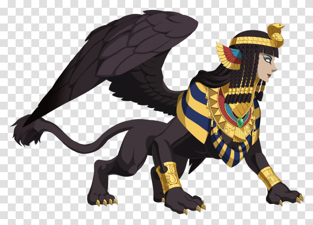 Sphinx Queen Fgo, Person, Human, Dragon, Hook Transparent Png