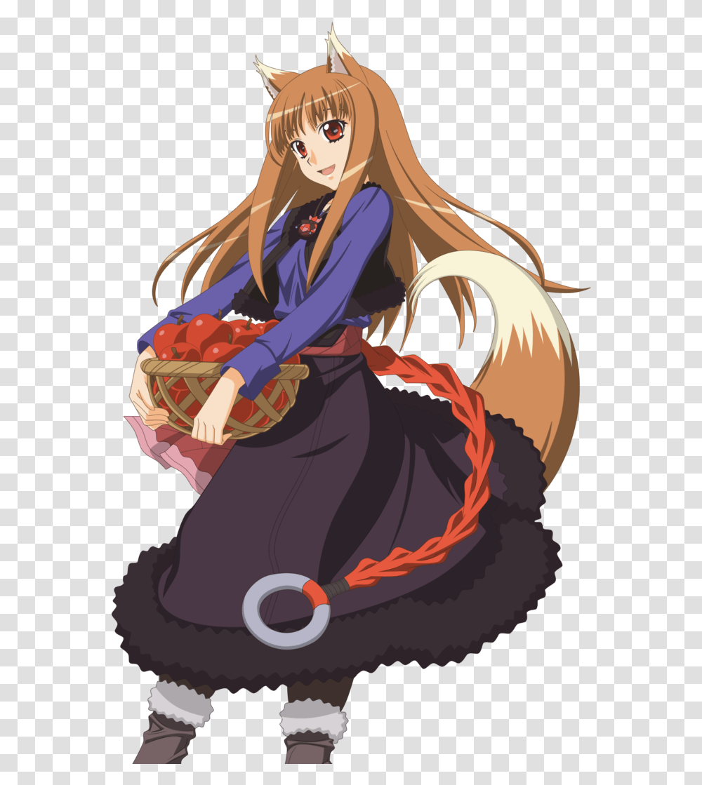Spice And Wolf Holo, Manga, Comics, Book Transparent Png