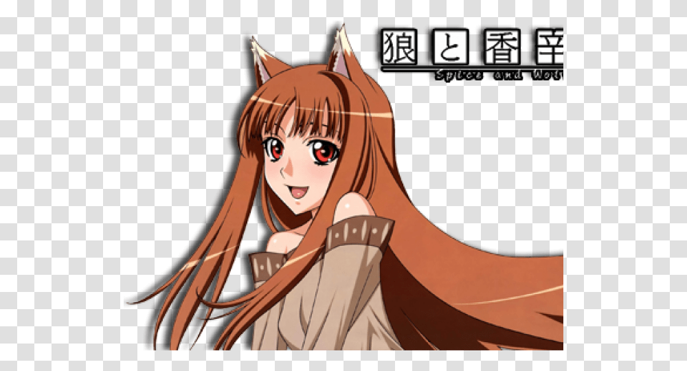 Spice Clipart Spice And Wolf Anime Girl, Comics, Book, Manga Transparent Png