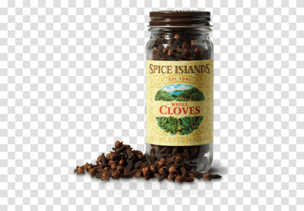 Spice Islands Cloves, Plant, Vegetable, Food, Jar Transparent Png