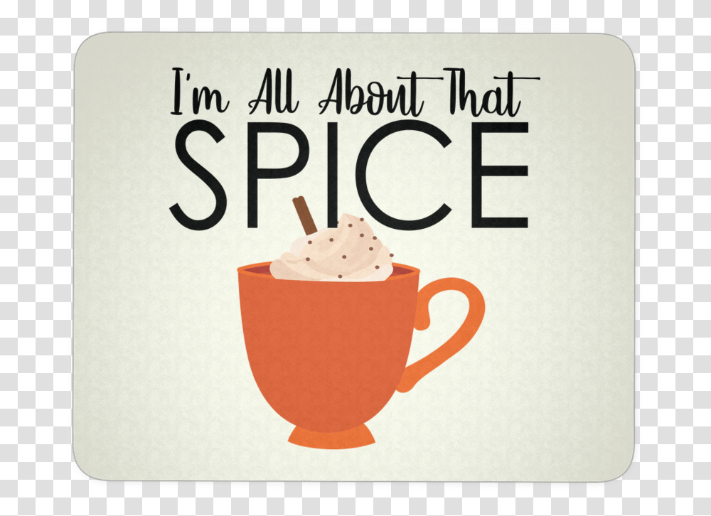Spiceitup Pumpkin Spice Mousepad Label, Dessert, Food, Hot Chocolate, Cup Transparent Png