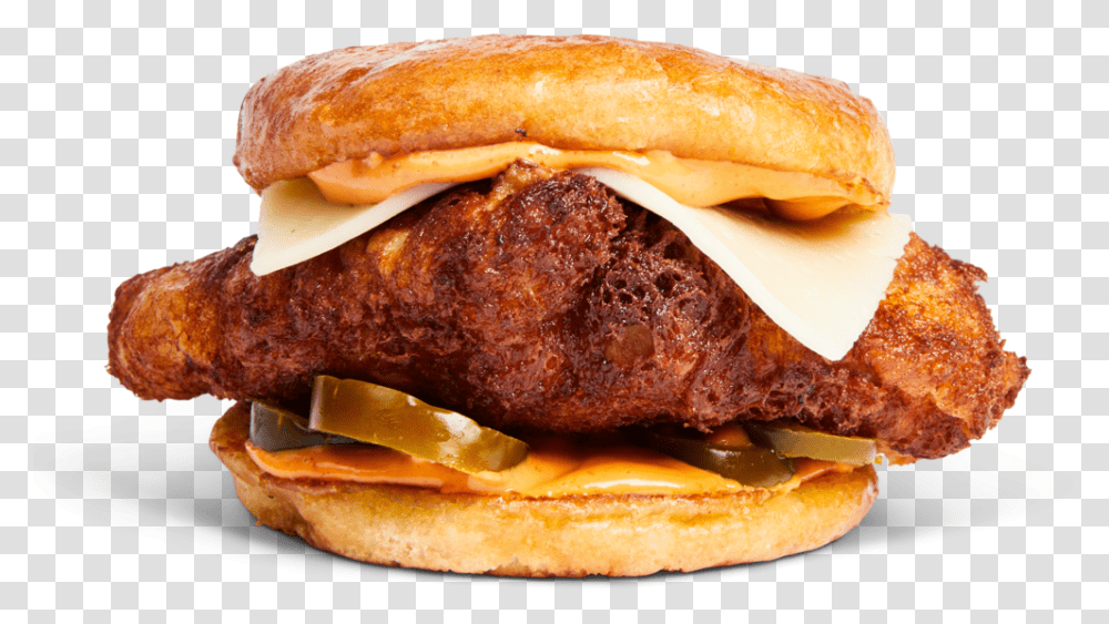 Spicier Chicken Sandwich Cheeseburger, Food, Bread, Bun Transparent Png