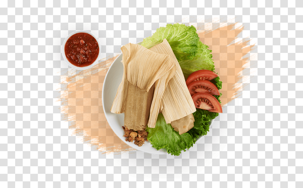 Spicy Bean Tamale Sashimi, Dish, Meal, Food, Plant Transparent Png