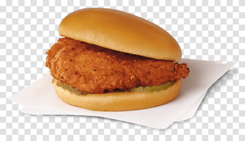Spicy Chicken SandwichquotSrcquothttps Burger King Chicken Sandwich Plain, Food, Bun, Bread Transparent Png