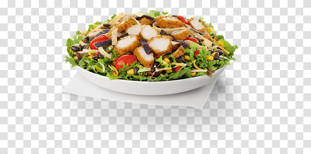 Spicy Southwest Chicken Salad Chick Fil, Meal, Food, Dish, Lunch Transparent Png
