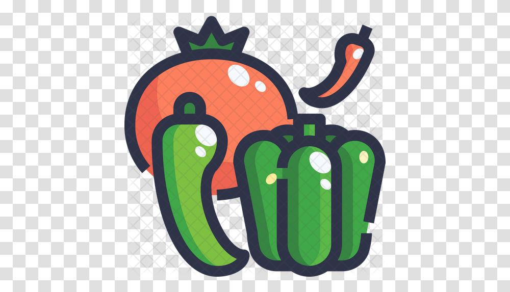 Spicy Vegetables Icon Illustration, Plant, Food, Relish, Pickle Transparent Png