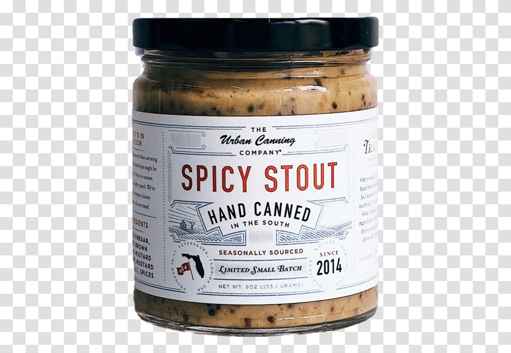 Spicystout Peanut Butter, Food, Mustard, Relish, Menu Transparent Png