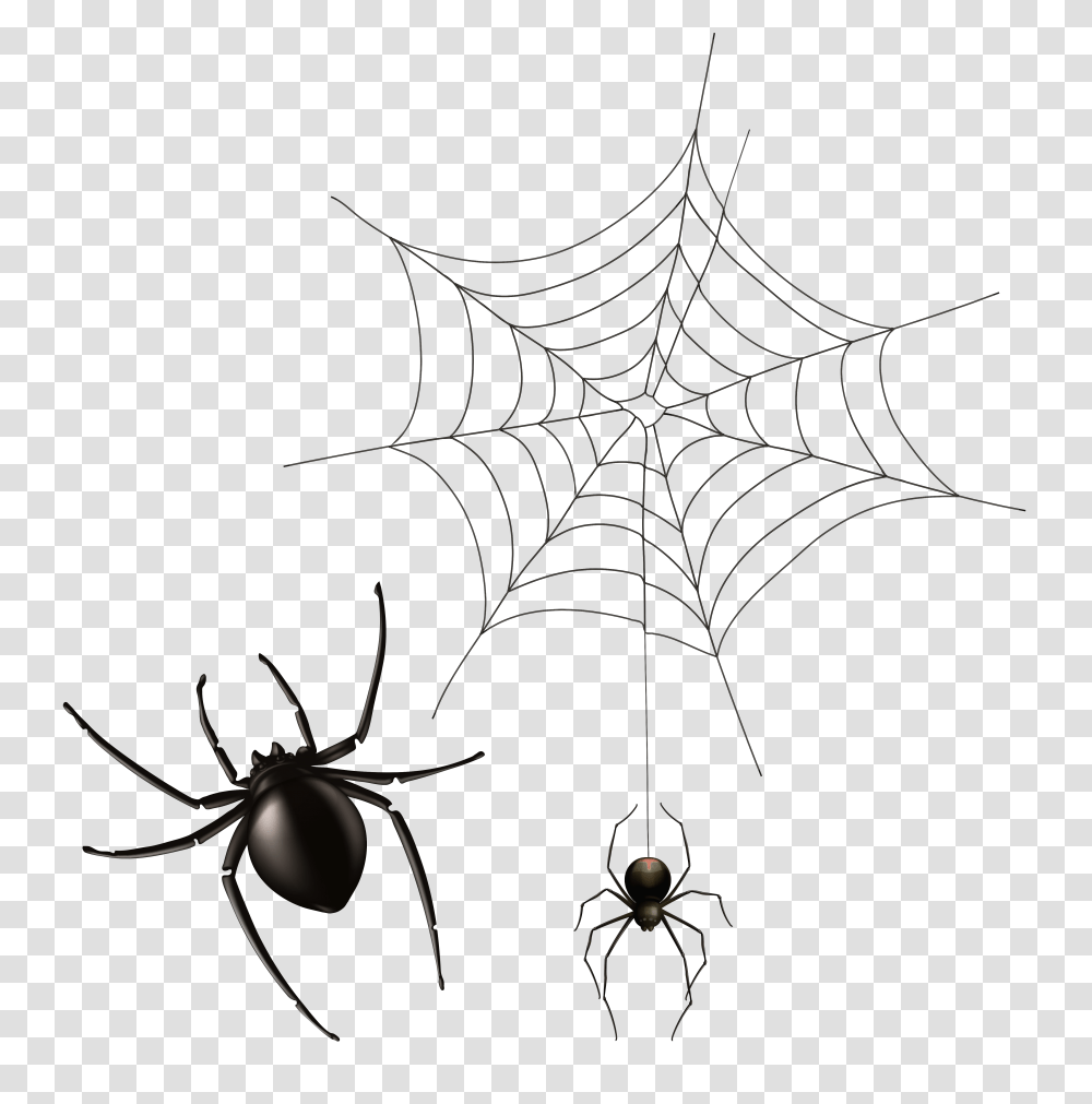 Spider And Cobweb Clipart, Cross, Axe, Tool Transparent Png