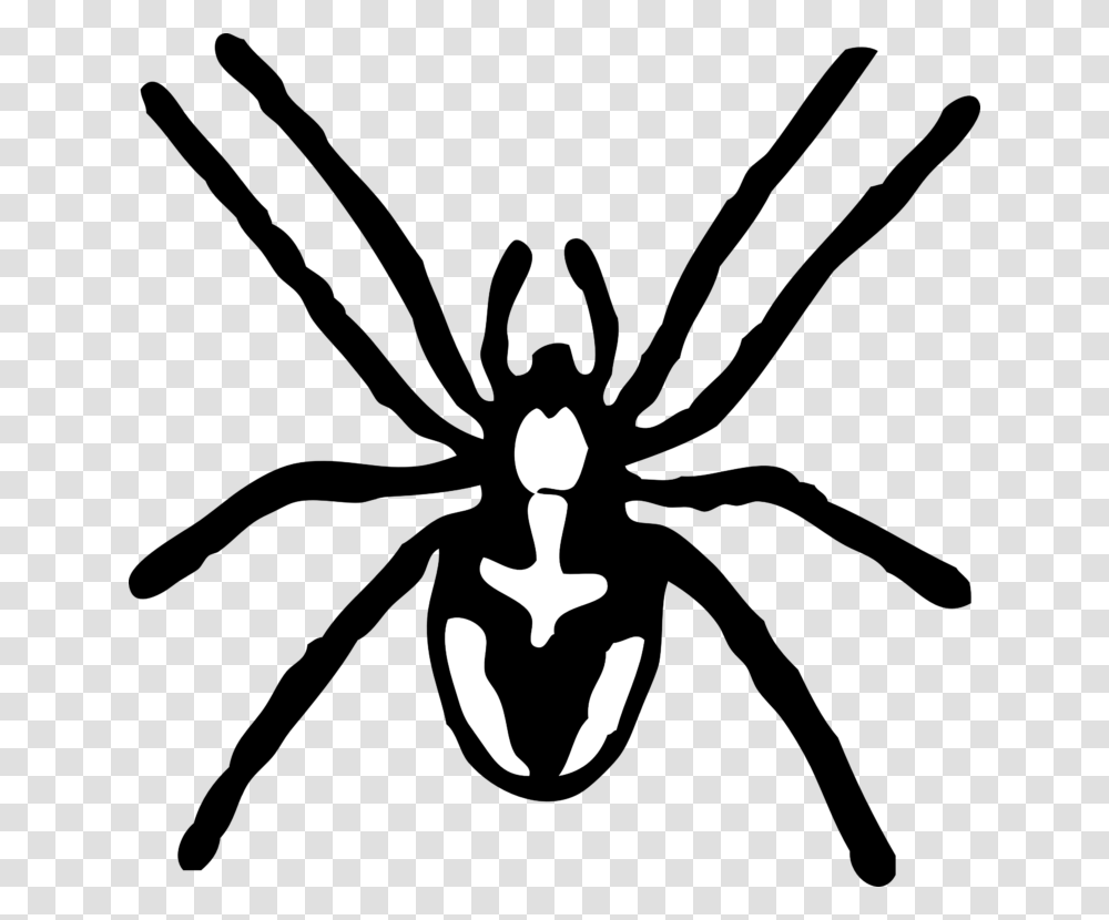 Spider Black And White Spider Clipart Black And White Free Images, Stencil, Silhouette, Logo Transparent Png
