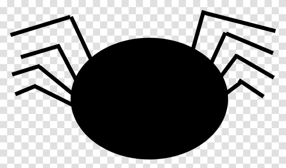 Spider Bug Insect Silhouette Halloween Creepy Halloween, Gray, World Of Warcraft Transparent Png