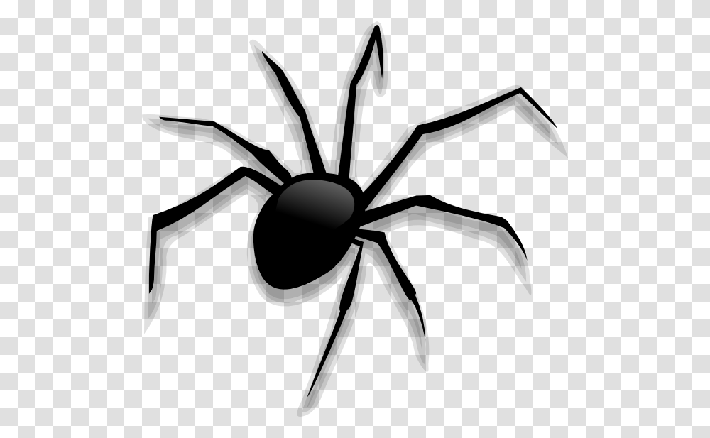 Spider Clip Art Scary Spider Halloween Clipart, Stencil, Tarantula, Insect, Invertebrate Transparent Png