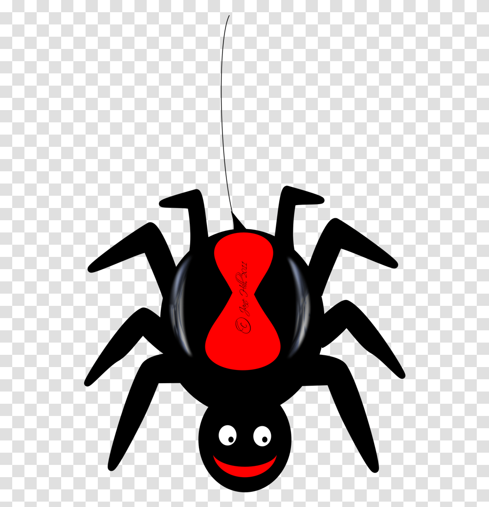 Spider Clip Art Vector Image 2 Animated Red Back Spider, Hourglass, Bird Transparent Png