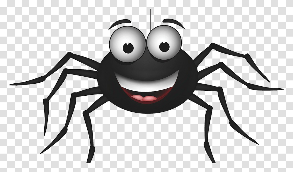Spider Funny Clipart Pencil And In Color Itsy Bitsy Spider Clipart, Animal, Sea Life, Seafood, Invertebrate Transparent Png