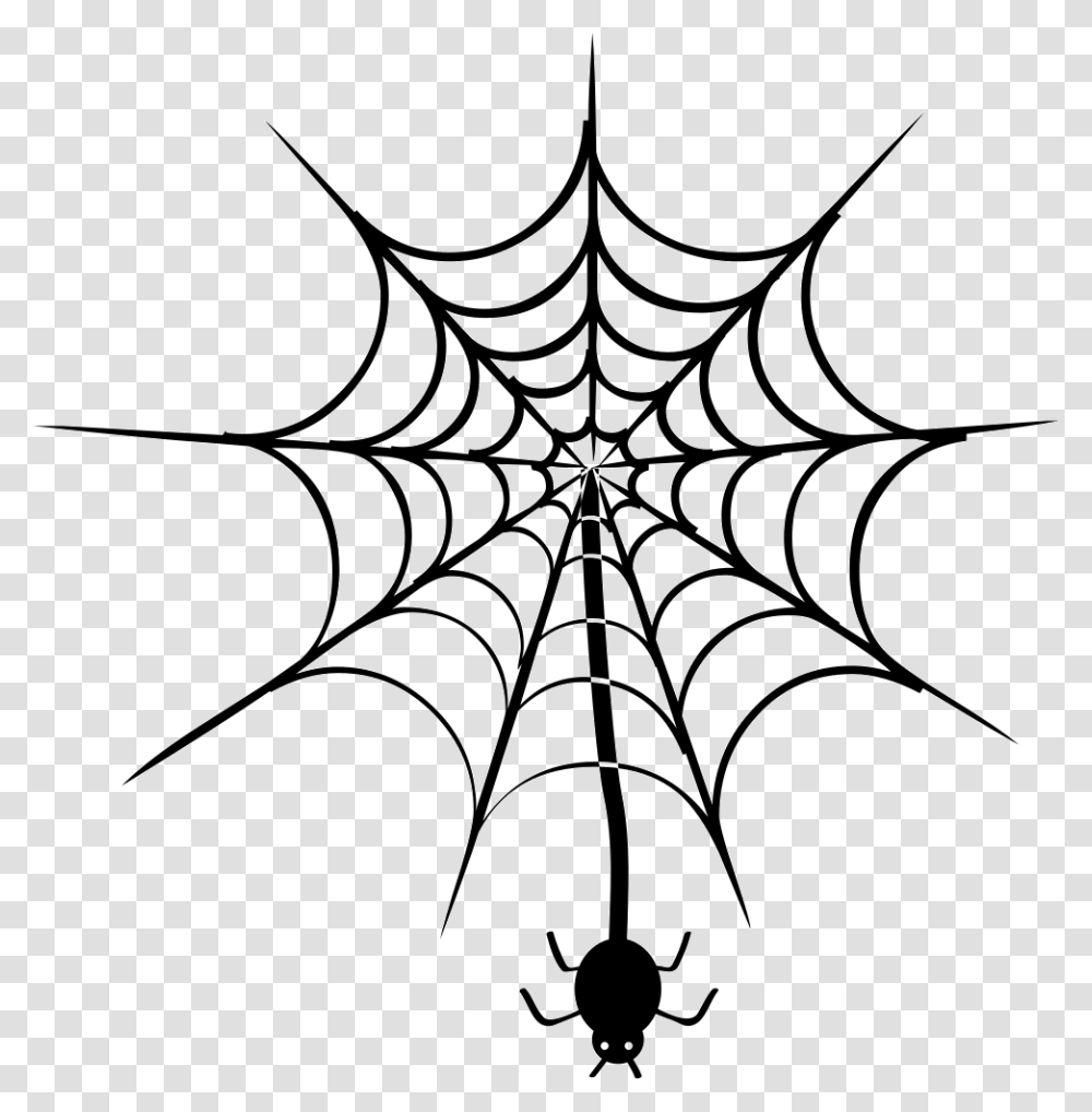 Spider Hanging Of Web Jaring Laba Laba Spiderman, Spider Web, Bonfire, Flame Transparent Png