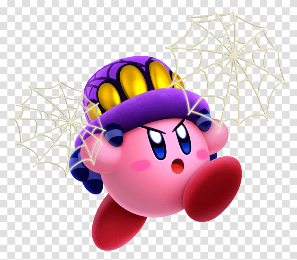 Spider Kirby Stickpng Kirby Star Allies Spider Kirby, Toy, Spider Web, Graphics, Art Transparent Png