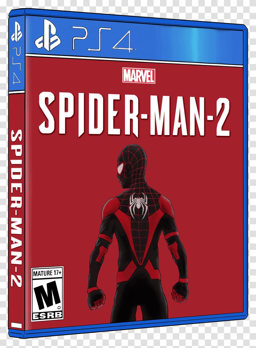Spider Man 2 Ps4 Cover, Person, Human, Book, Poster Transparent Png
