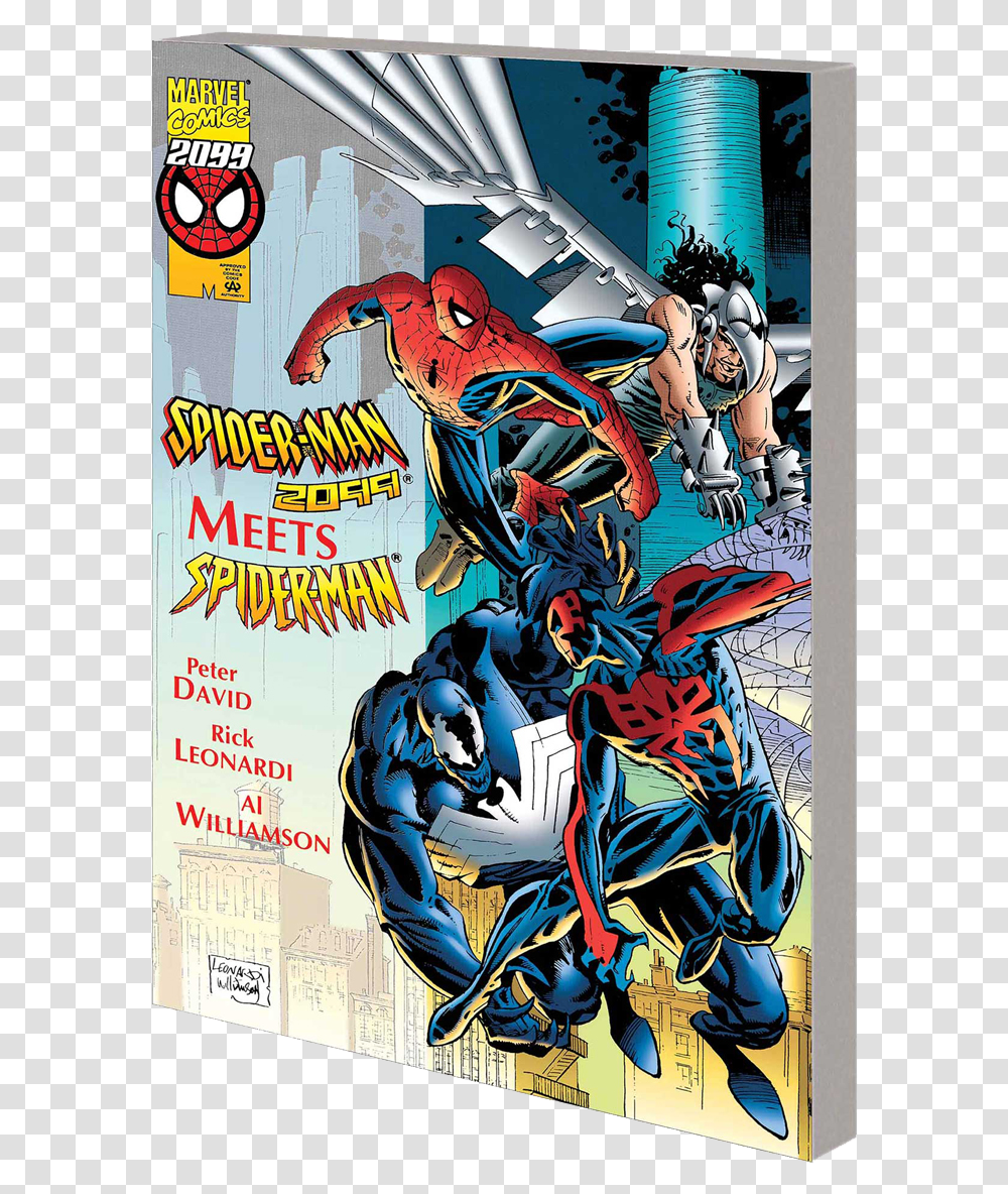Spider Man 2099 Meets Spider Man, Poster, Advertisement, Comics, Book Transparent Png