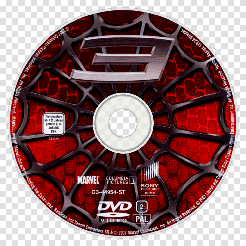 Spider Man 3 Disc, Hubcap, Wristwatch, Spoke, Machine Transparent Png