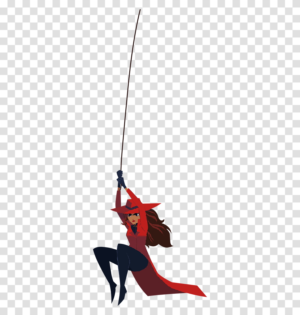 Spider Man And Carmen Sandiego, Bow, Arrow, Person Transparent Png