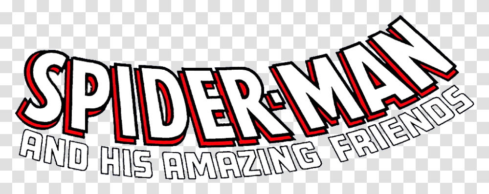 Spider Man And His Amazing Friends Logo, Word, Label, Alphabet Transparent Png