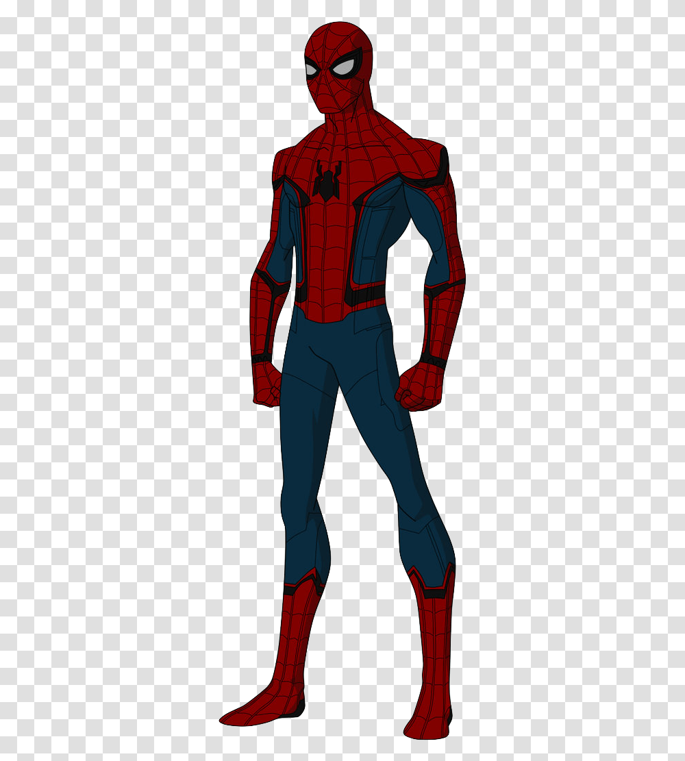 Spider Man Animated, Sleeve, Hand, Person Transparent Png