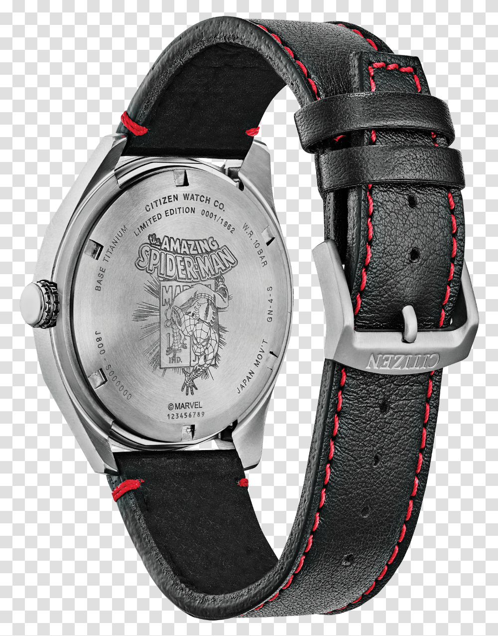 Spider Man Back View Watch, Wristwatch, Digital Watch Transparent Png