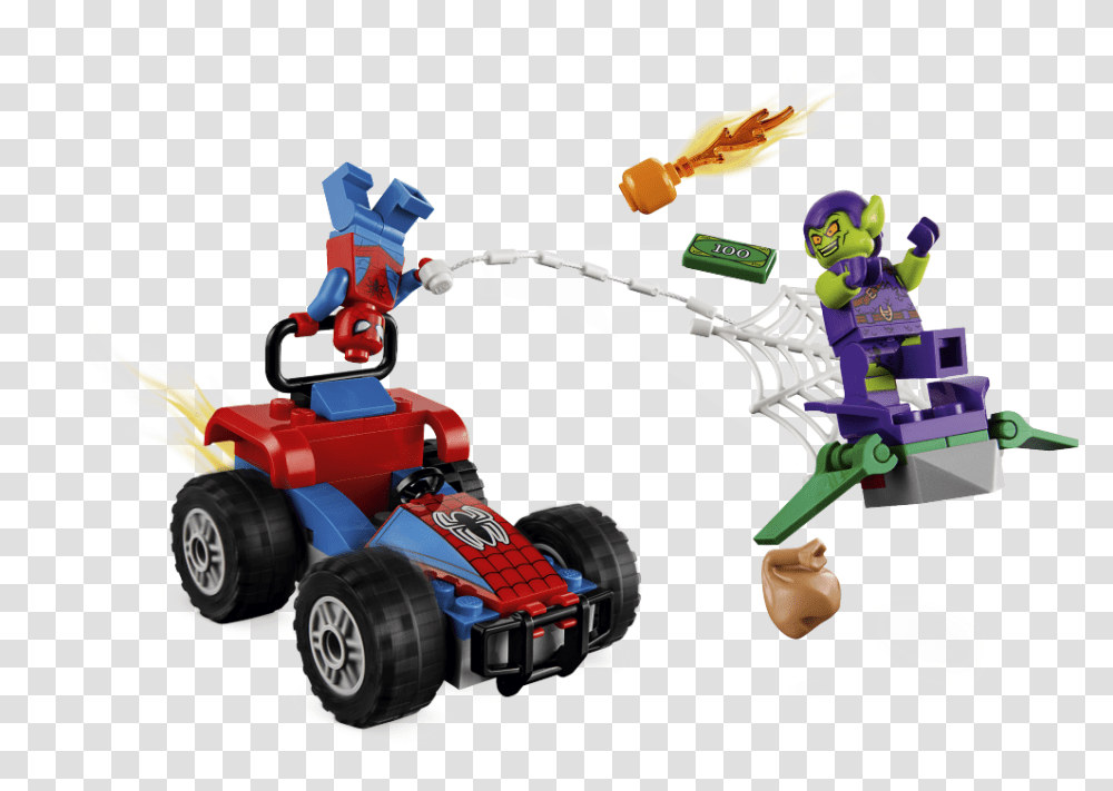 Spider Man Car Chase Lego, Toy, Kart, Vehicle, Transportation Transparent Png