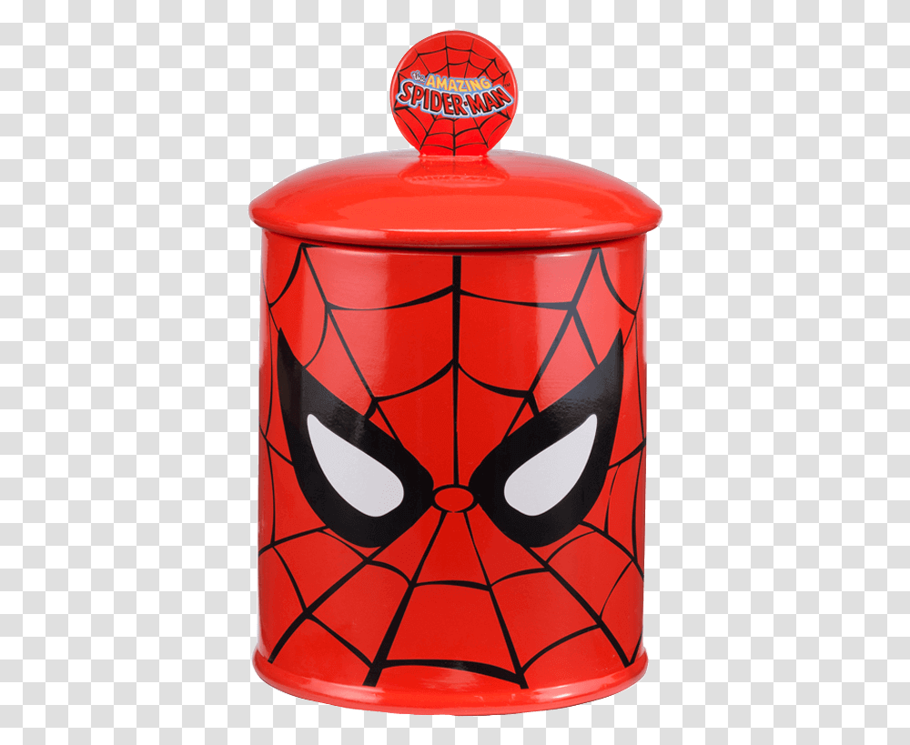 Spider Man Ceramic Cookie Jar Spiderman Jar, Architecture, Building, Tin, Can Transparent Png