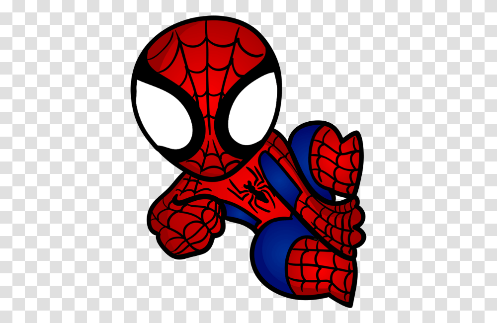 Spider Man Clipart Chibi Chibi Superheroes, Hand, Wasp, Bee, Insect Transparent Png