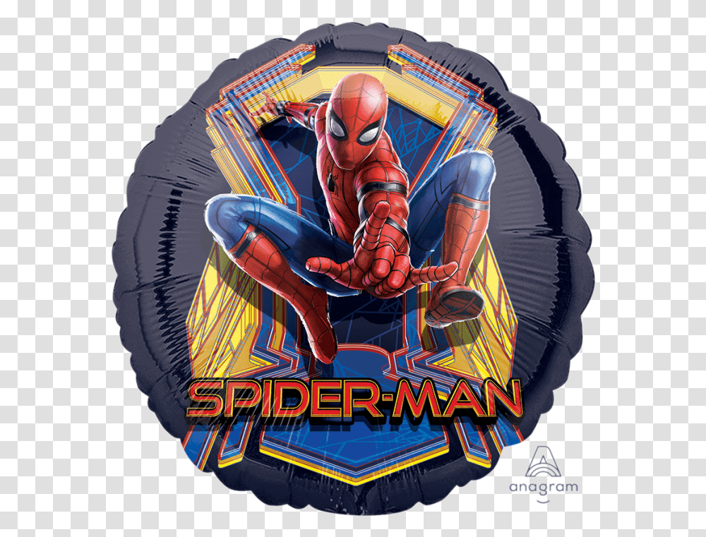 Spider Man Far From Home Birthday Cake, Hand, Poster Transparent Png