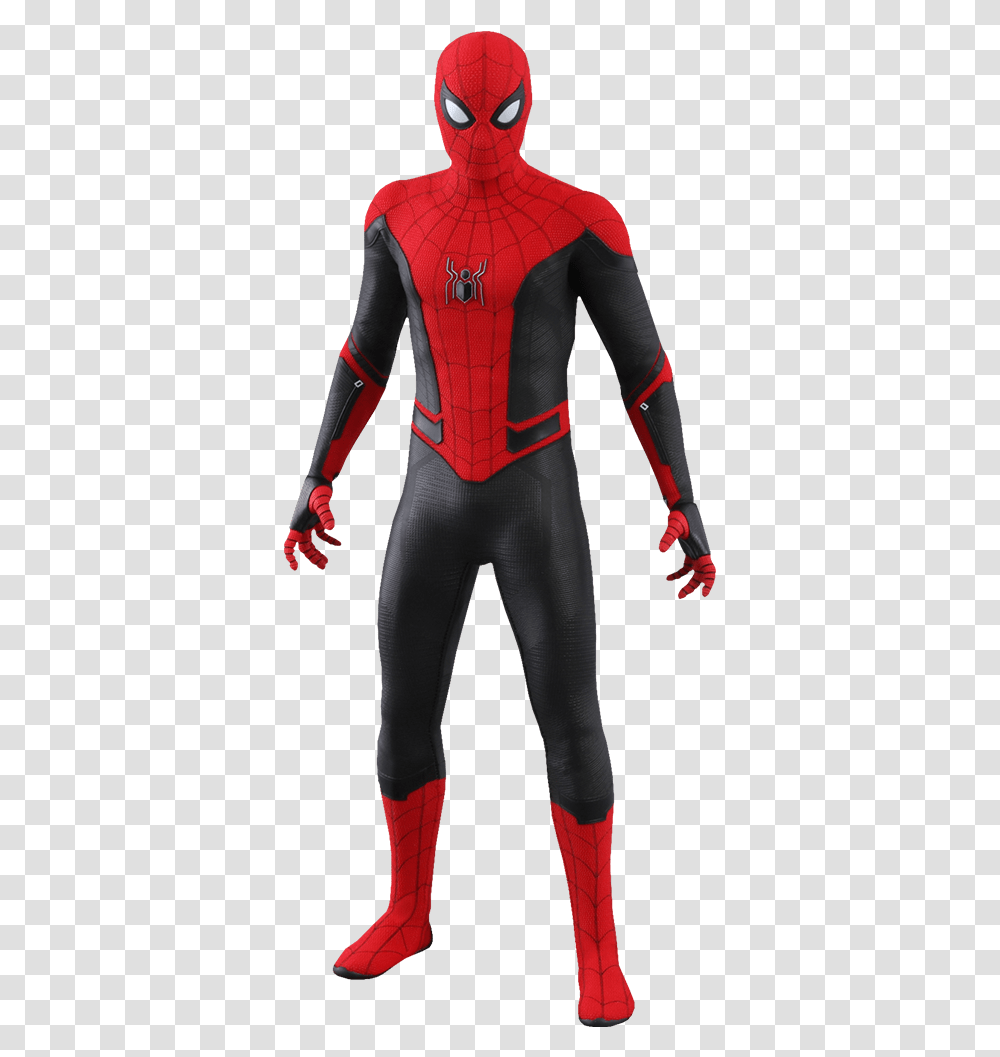 Spider Man Far From Home Hot Toys, Sleeve, Apparel, Long Sleeve Transparent Png