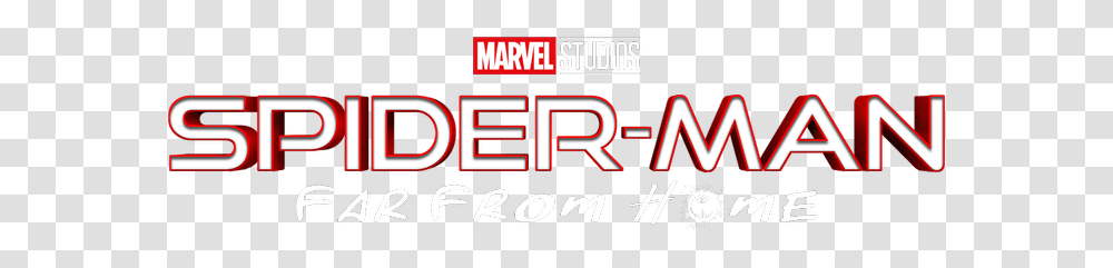 Spider Man Far From Home Logo Image Marvel Dc, Word, Label Transparent Png