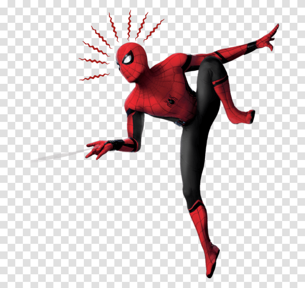 Spider Man Far From Home Oreo, Person, Ninja, Weapon Transparent Png