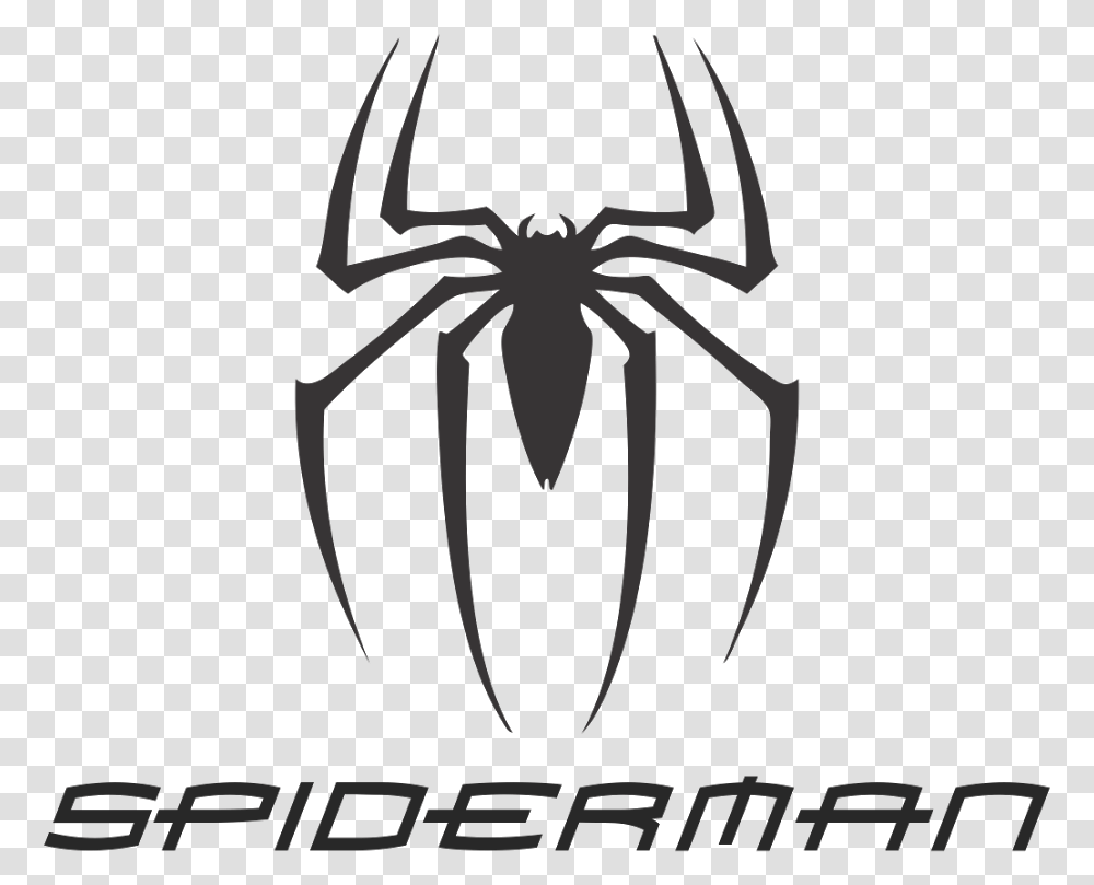 Spider Man Film Series Logo Encapsulated Postscript Spiderman Logo, Stencil, Emblem, Sculpture Transparent Png