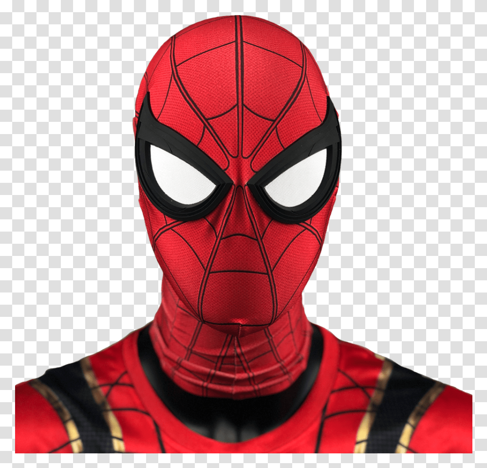 Spider Man, Helmet, Apparel, Person Transparent Png