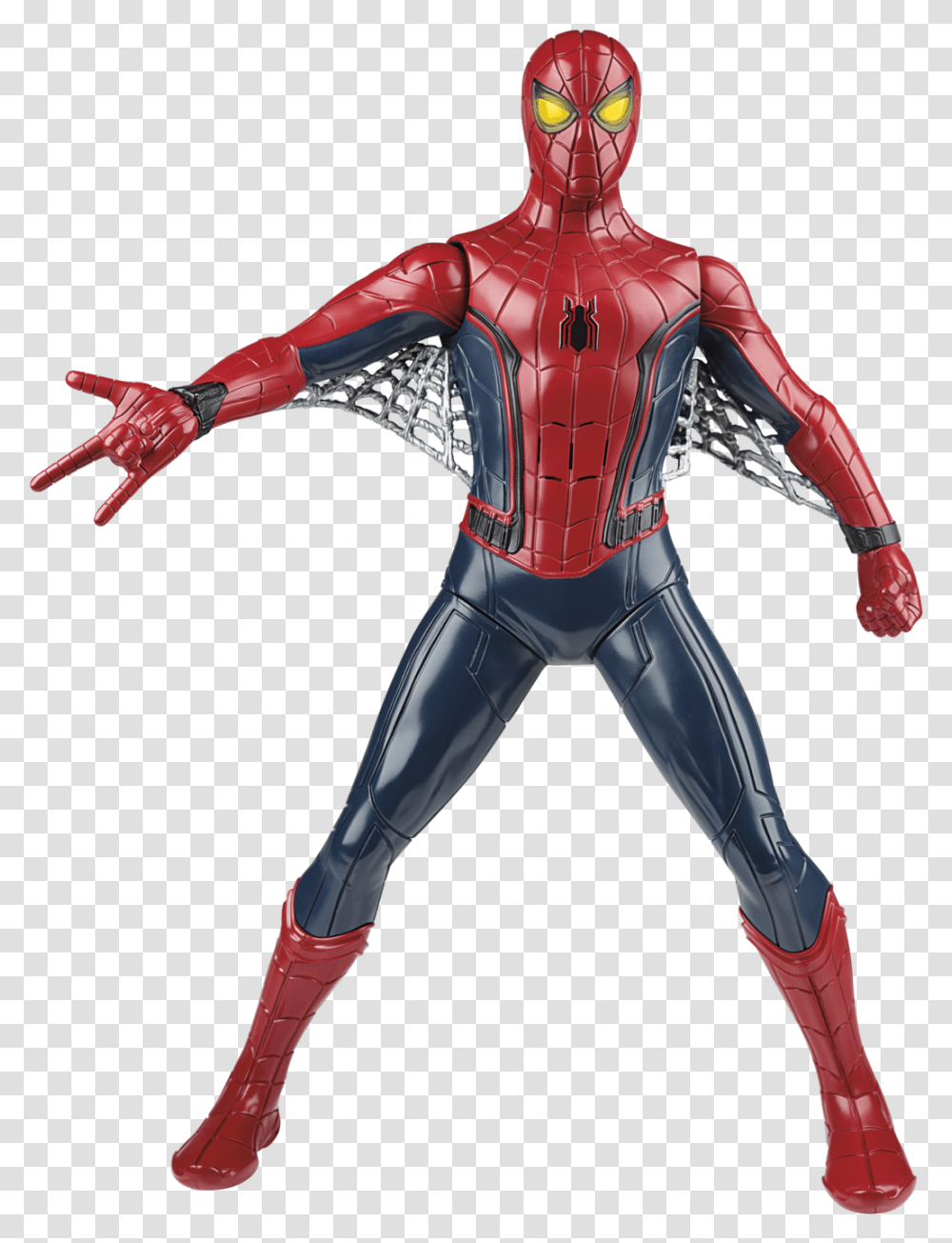 Spider Man Homecoming 15 Inch Tech Suit Spider Man, Toy, Person, Human, Spandex Transparent Png