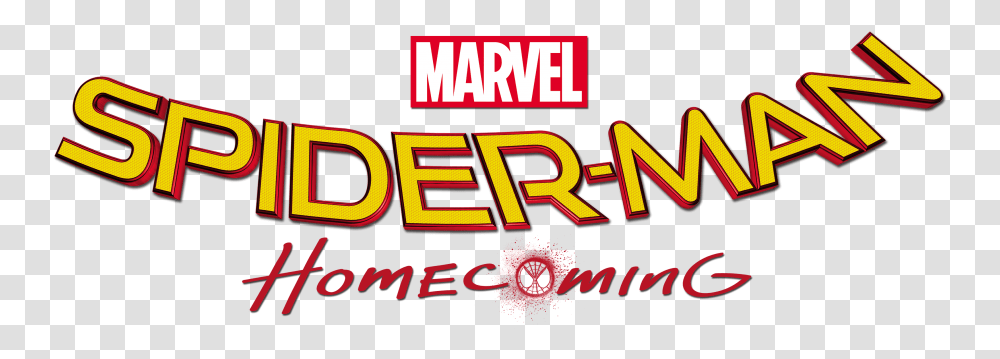 Spider Man Homecoming Logo, Word, Alphabet, Advertisement Transparent Png