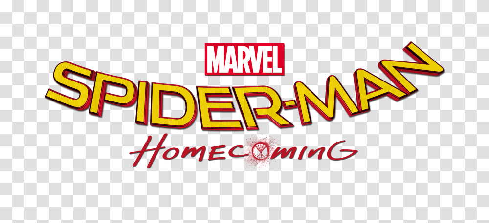 Spider Man Homecoming Logos, Alphabet, Word, Light Transparent Png