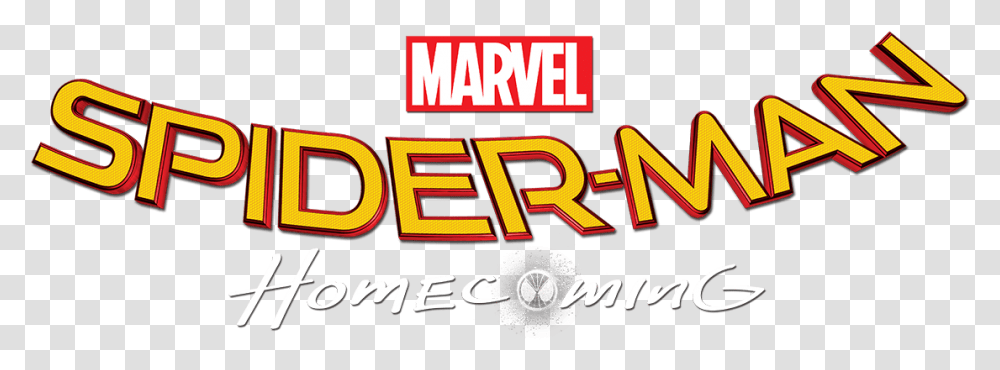 Spider Man Homecoming Marvel, Word, Alphabet, Light Transparent Png
