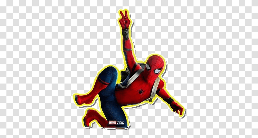 Spider Man Homecoming Whatsapp Stickers Stickers Cloud, Toy, Animal, Amphibian, Wildlife Transparent Png