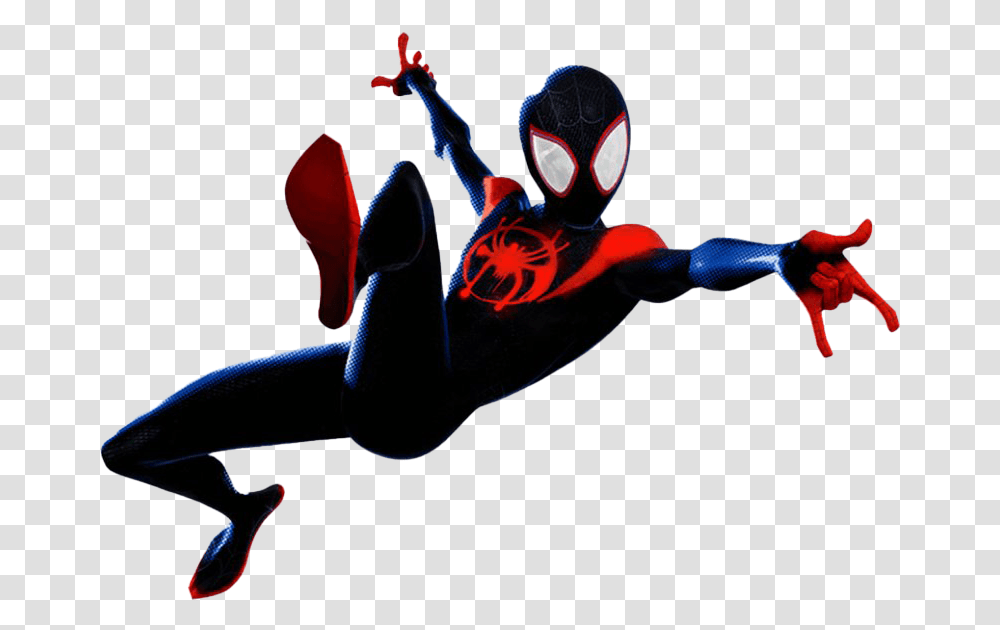 Spider Man Into The Spider Verse Clipart Miles Morales, Sport, Team Sport, Acrobatic, Athlete Transparent Png