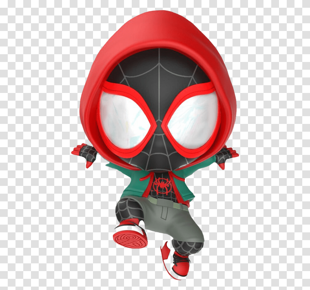Spider Man Into The Spider Verse Cosbaby, Helmet, Costume, Goggles Transparent Png
