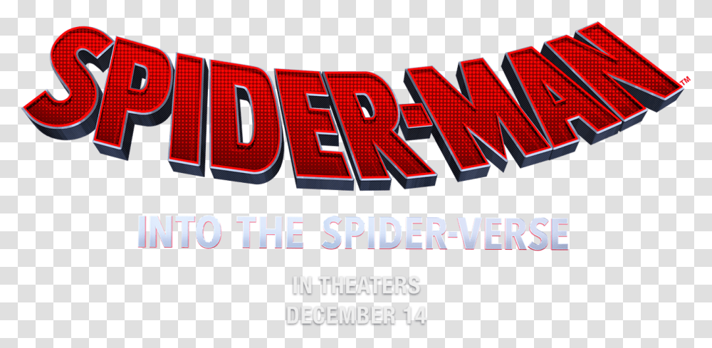 Spider Man Into The Spider Verse Logo Clipart, Word, Alphabet, Brick Transparent Png