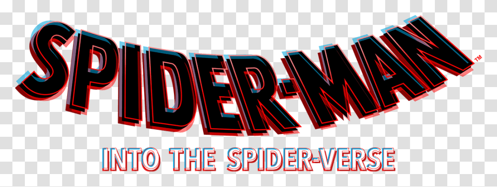 Spider Man Into The Spider Verse Title, Word, Alphabet, Building Transparent Png