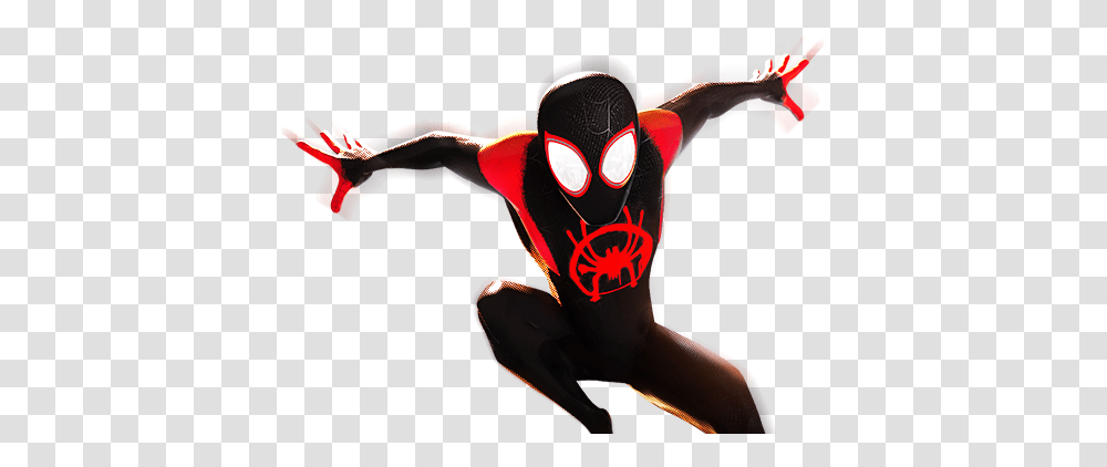Spider Man Into The Verse Characters Spiderman Into The Spider Verse, Person, Human, Clothing, Apparel Transparent Png